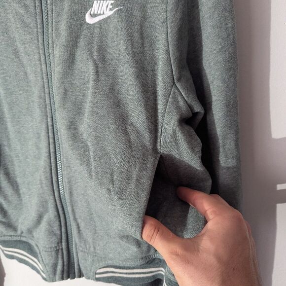 Nike Lightweight Varsity Bomber Jacket Full Zip Women's Size Small - Picture 3 of 6